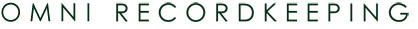 OMNI Recordkeeping